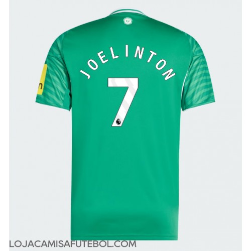 Camisa de Futebol Newcastle United Joelinton #7 Equipamento Secundário 2025-26 Manga Curta